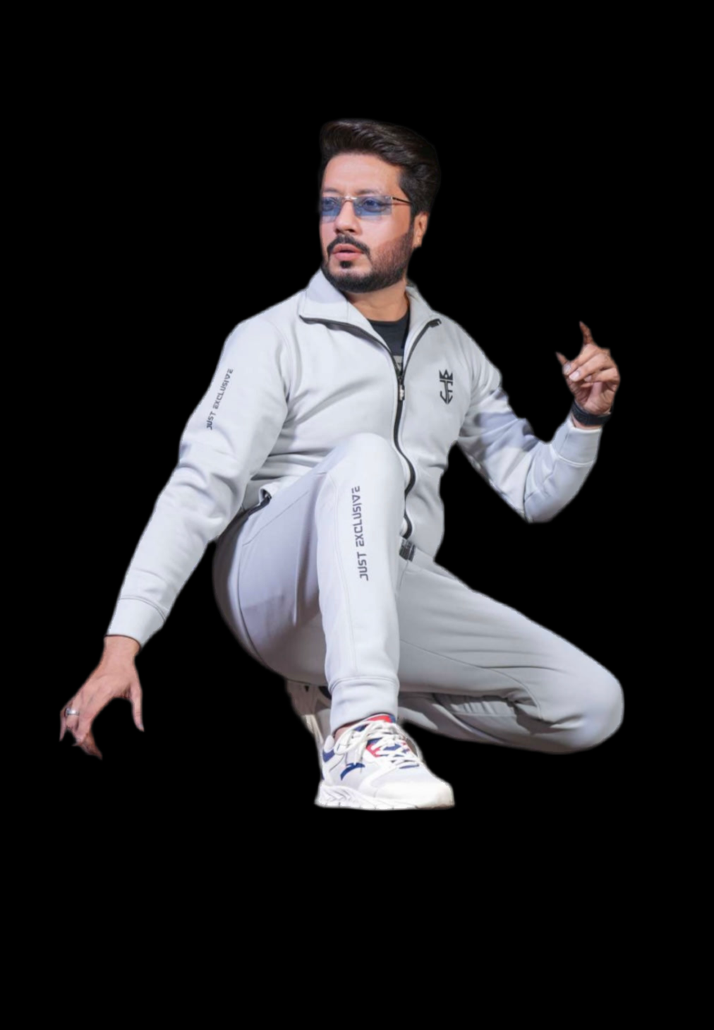 Men's Urban Luxe Tracksuit - White Edition