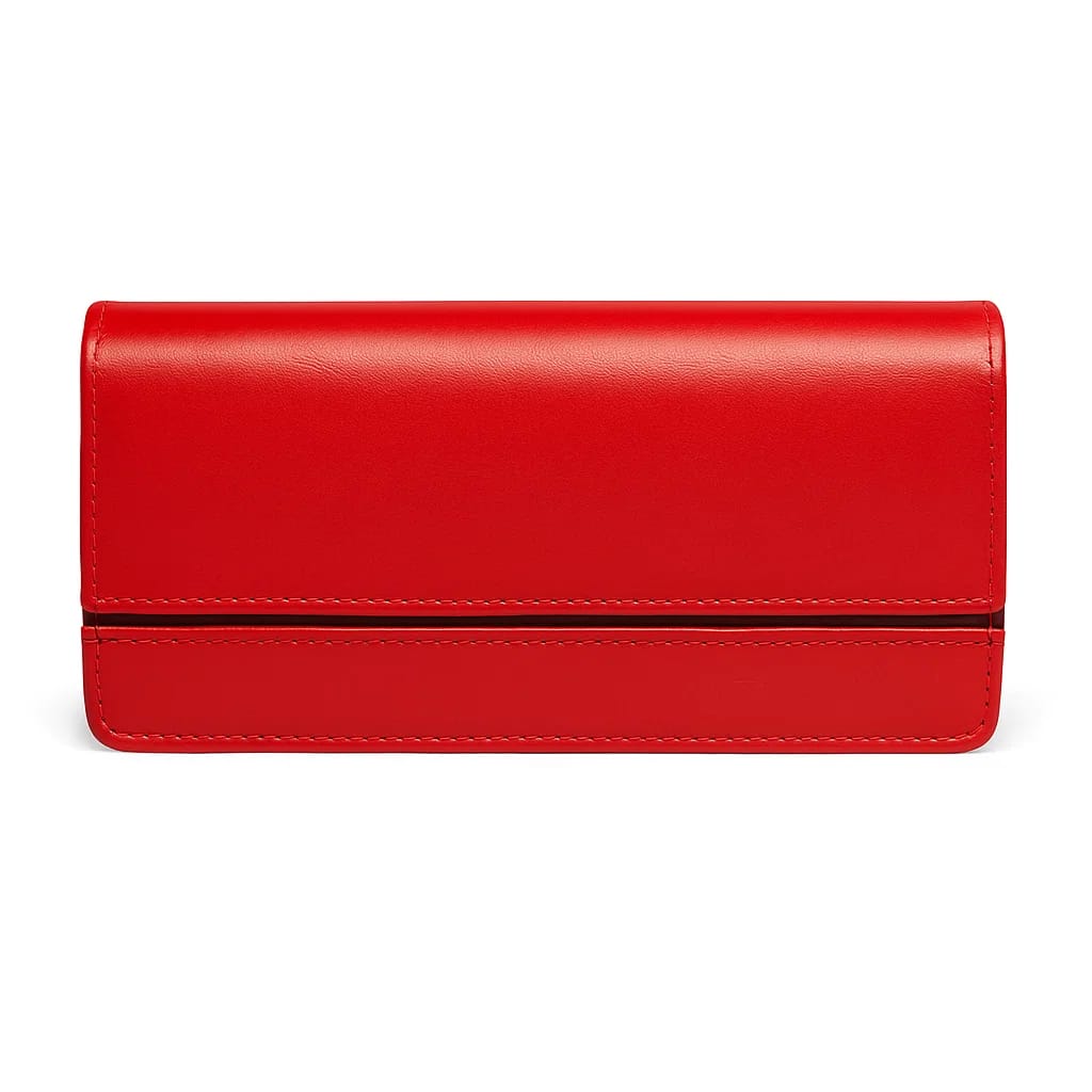 The Ruby Red Classic Clutch