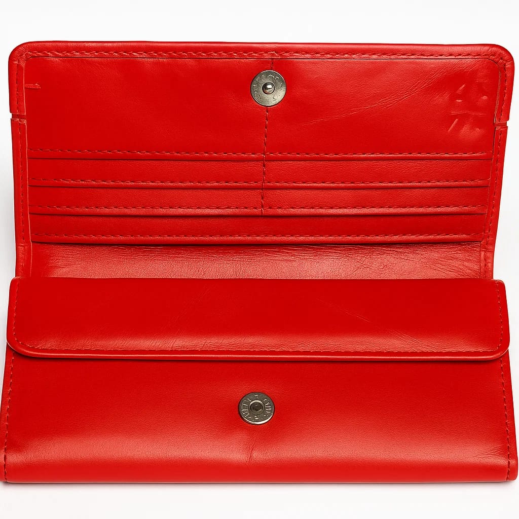 The Ruby Red Classic Clutch