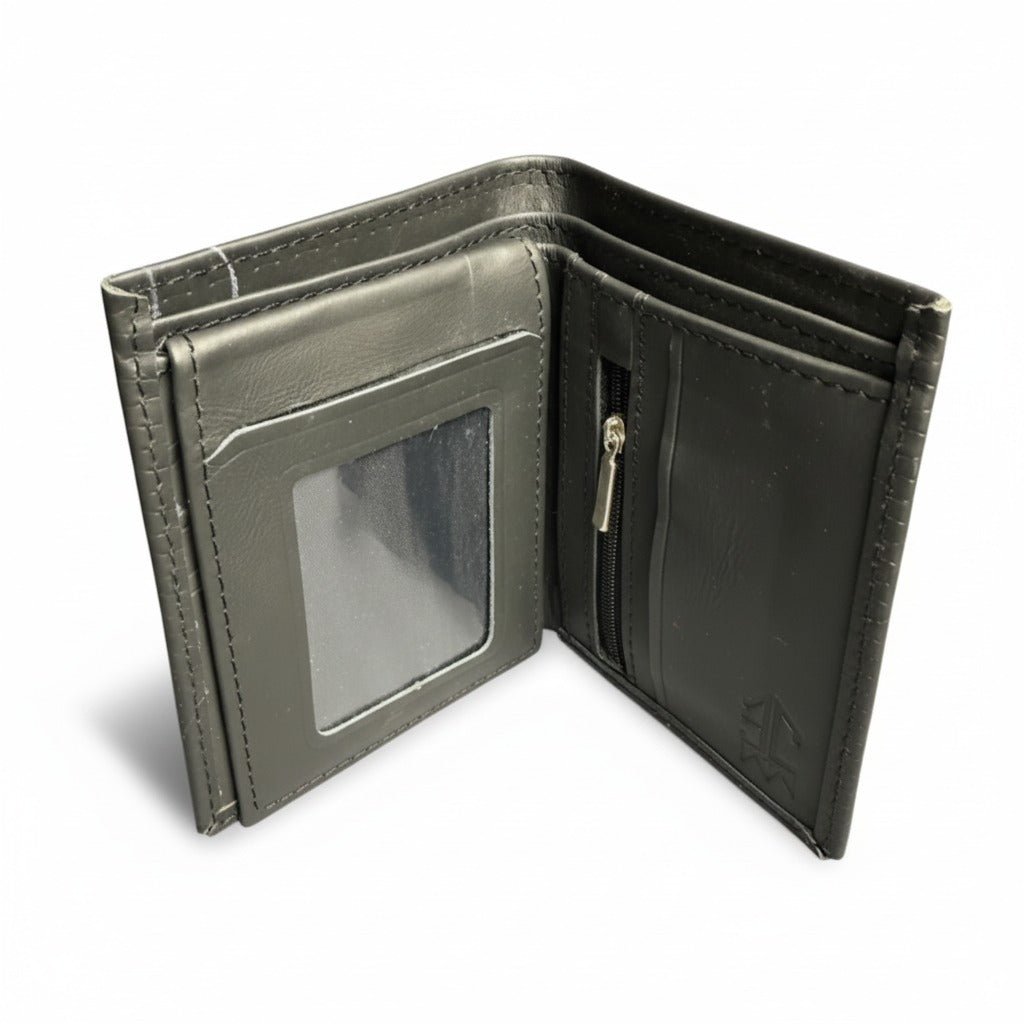 Woven Leather Wallet