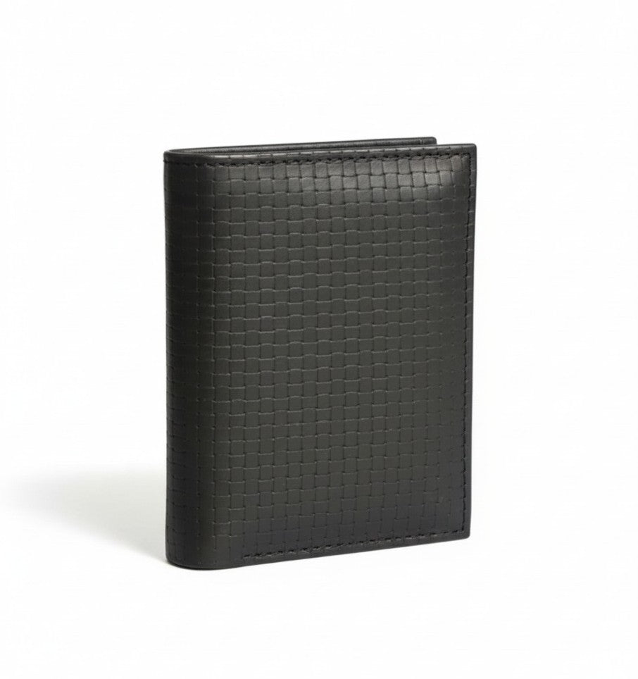 Woven Leather Wallet
