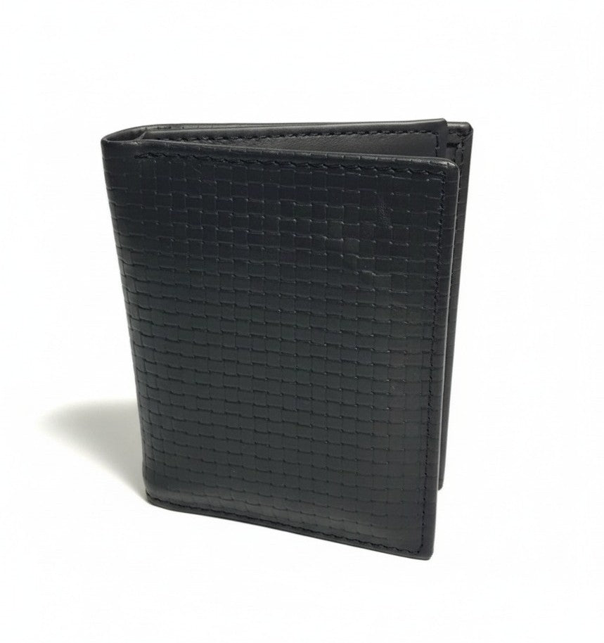 Woven Leather Wallet