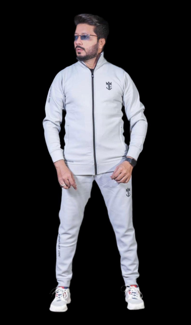 Men's Urban Luxe Tracksuit - White Edition