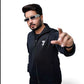 Men's All-Black Performance Nylon Tracksuit
