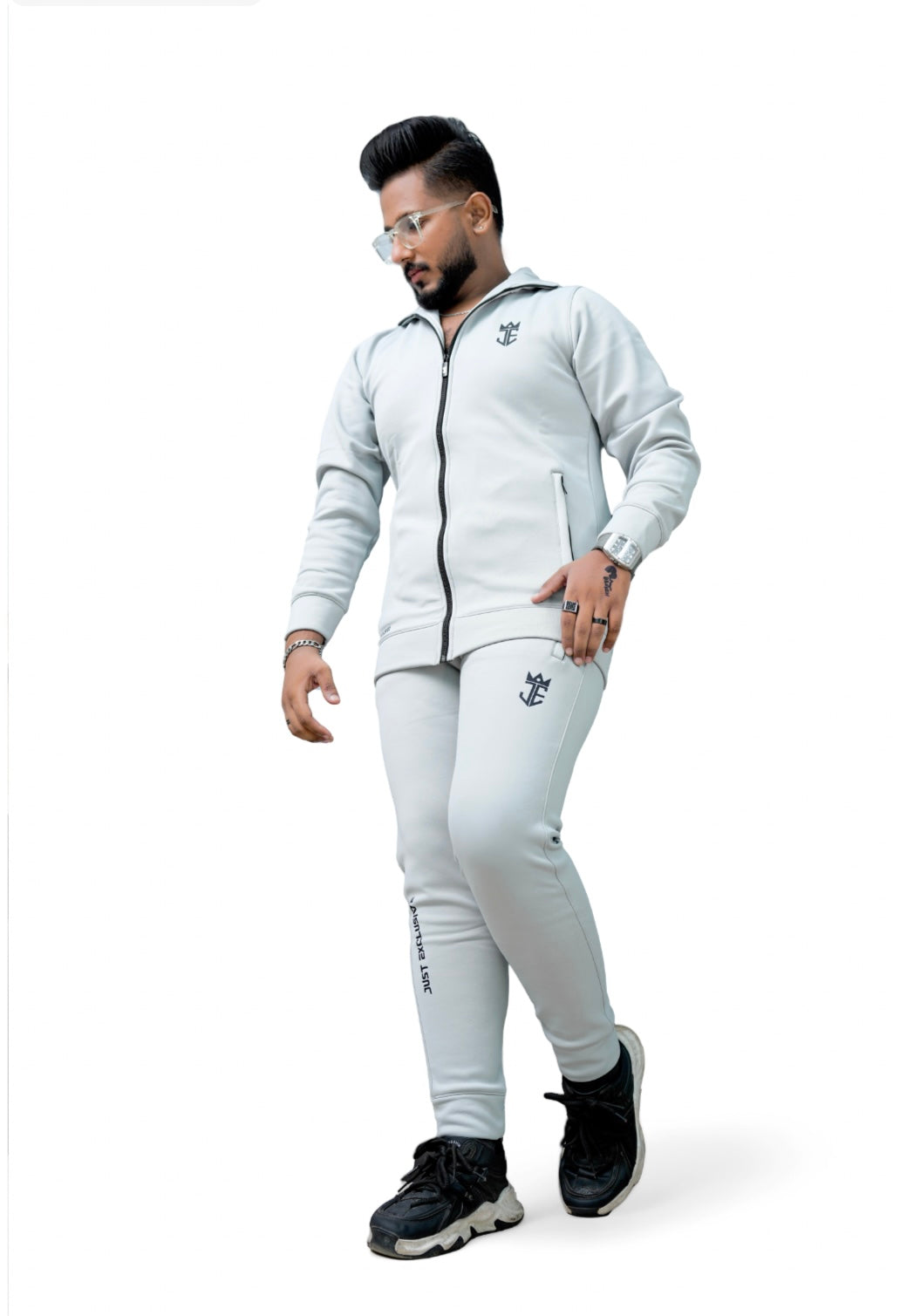 Men's Urban Luxe Tracksuit - White Edition