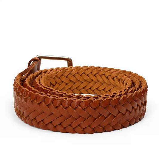 Embossed Leather Belt