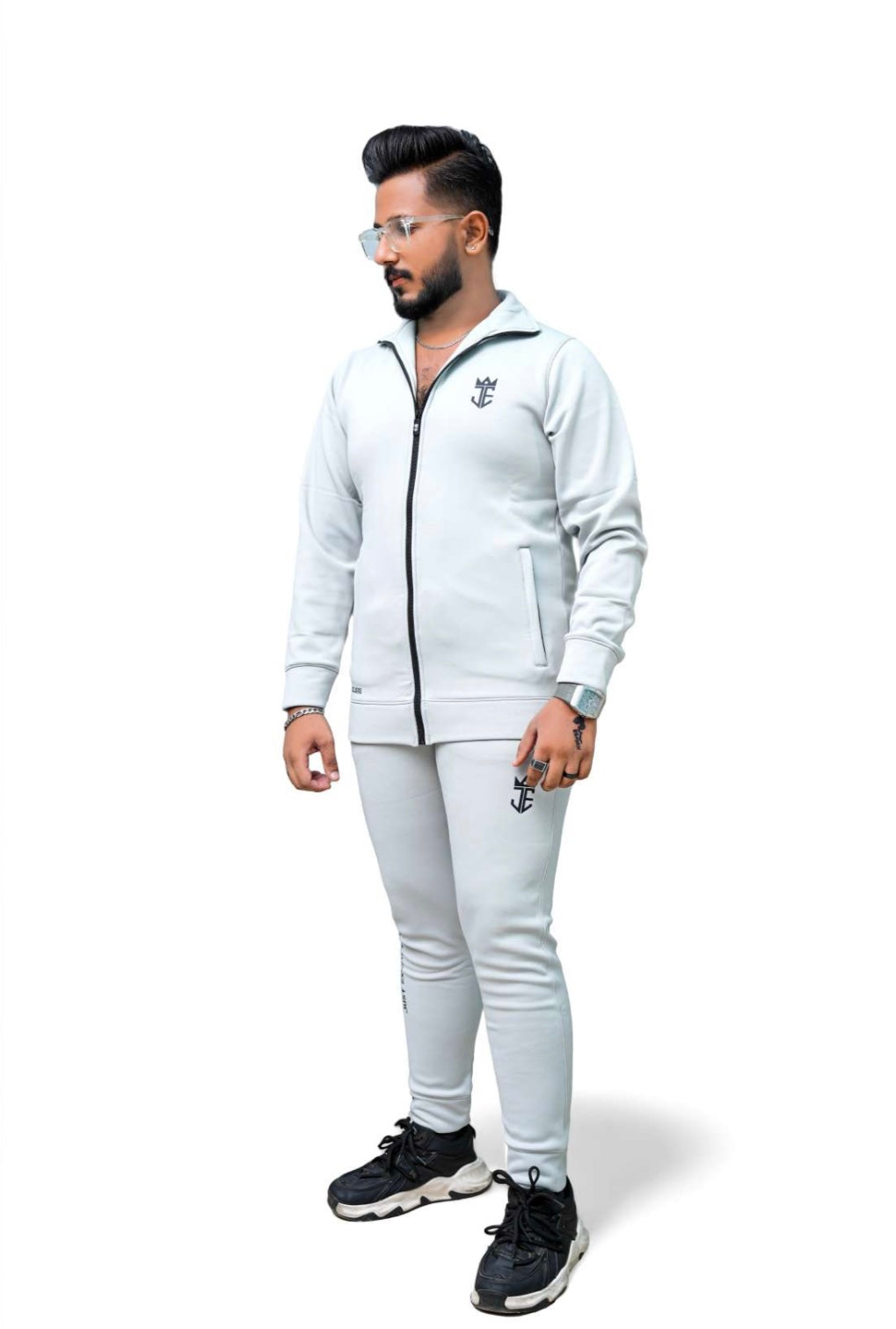 Men's Urban Luxe Tracksuit - White Edition