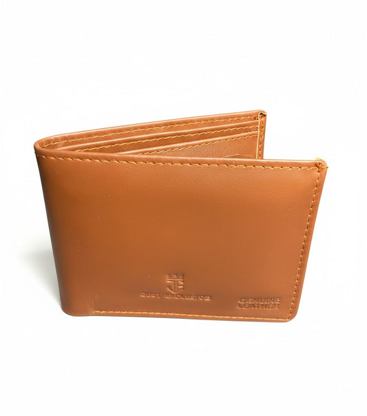 Classic Tan Bifold Leather Wallet