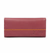Elegant Plum Leather Wallet
