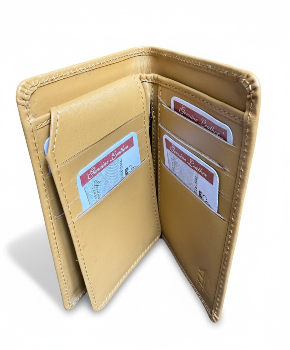 Minimalist Tan Leather Wallet