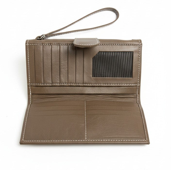 Classic Leather Clutch Wallet