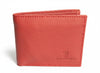 Bold Red Leather Wallet