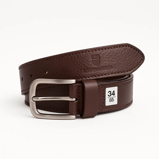 Polished Leather Dress Belt